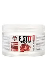 FistIt Lubrifiant Strawberry Water Based 500 ml - Pot