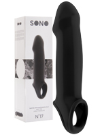 Penis Sleeve with Extension Black - SONO No.17