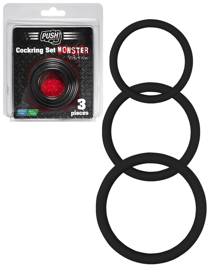 Push Monster - Cockring Silicone Set