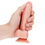 RealRock - Dildo 6 inch mit Hoden - Curved Ultra Skin